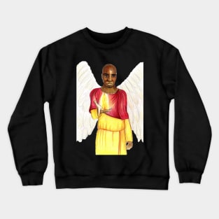 Archangel Uriel the Guiding Light- Pink Crewneck Sweatshirt